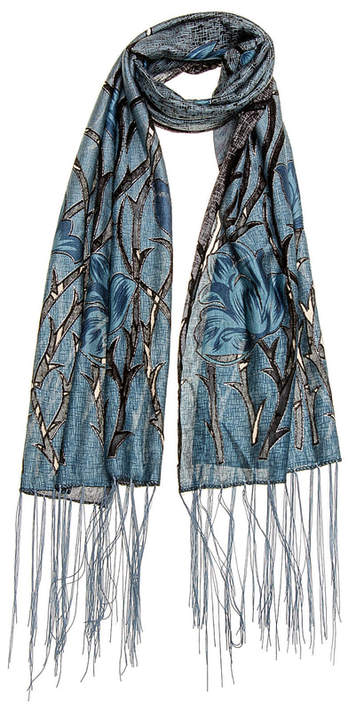 Scarf photographed for Amazon.  Apparel photography