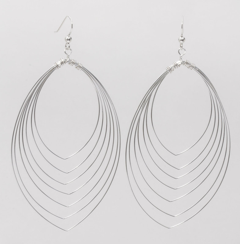 Jewelry Photography silver earrings