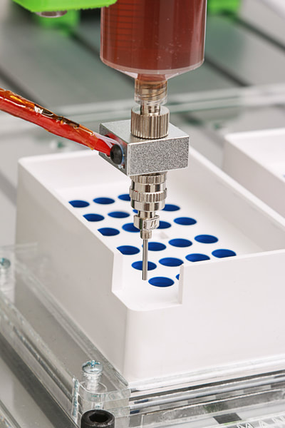 Industrial Product Photography - Robotic filling system