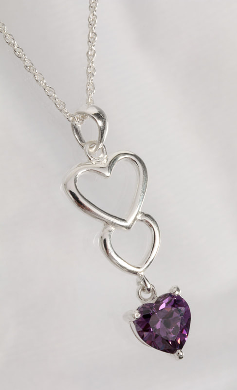 Jewelry Photography silver and precious stone